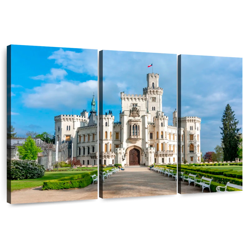 Hluboka Castle, 20" H x 33" W