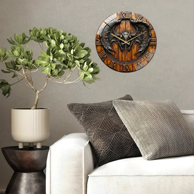 Horloge murale gargouille