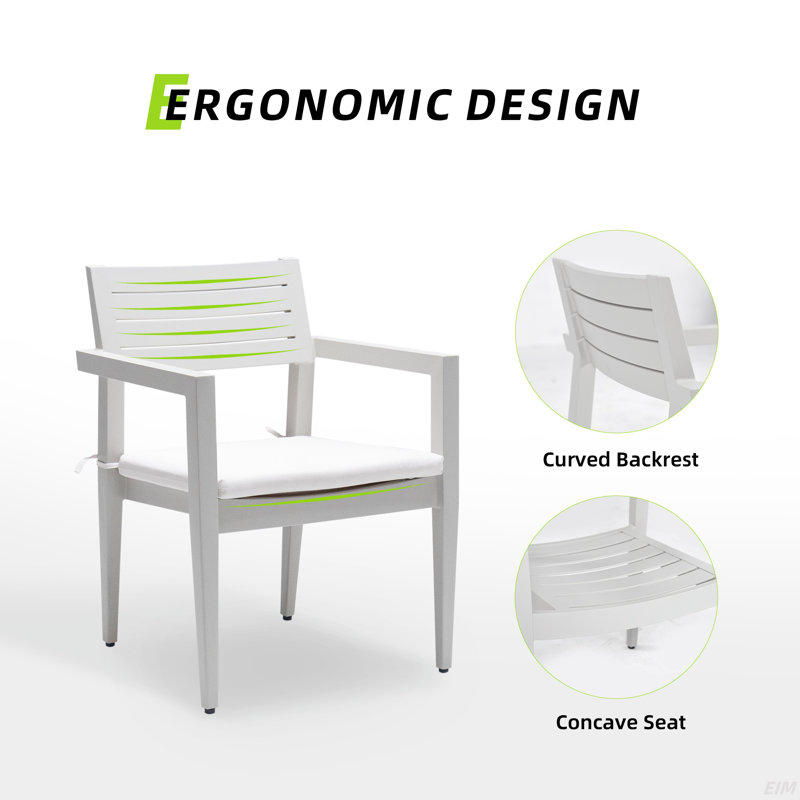Modern Outdoor Dining Set With Comfortable Chairs And Versatile Table For Relaxing Gatherings