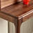 Walnut Solid Wood Round Console Table-1260574763