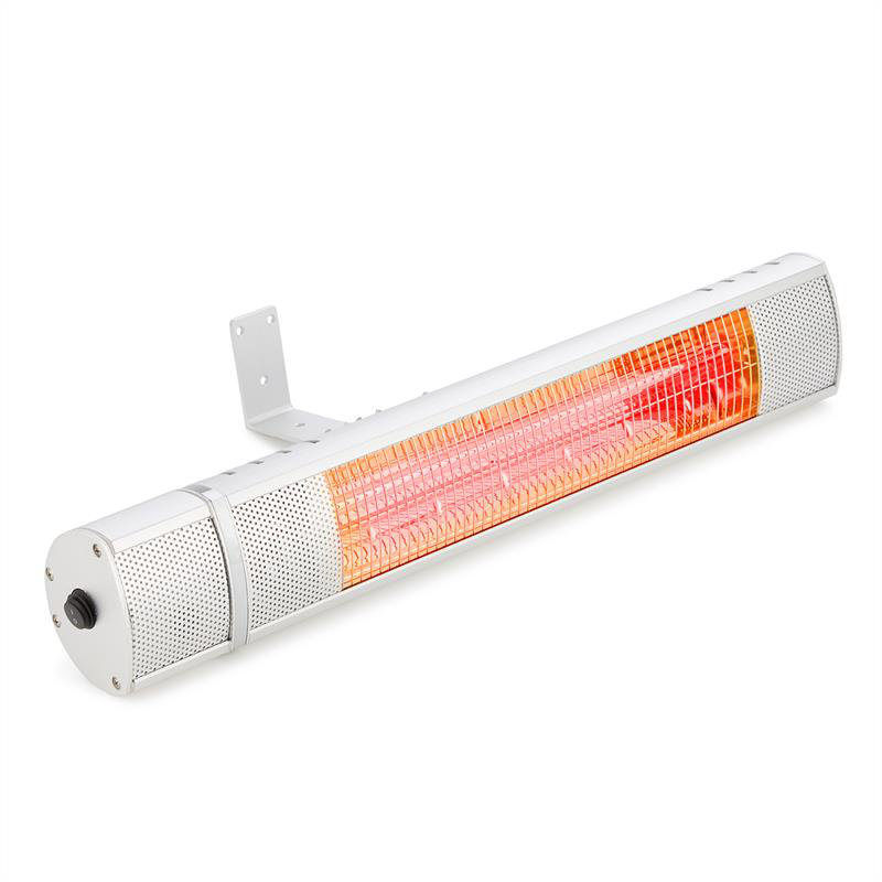 Gold Bar Electric Ceiling Mounted Patio Heater, White