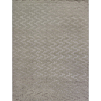 Hand Knotted Area Rug in Melon