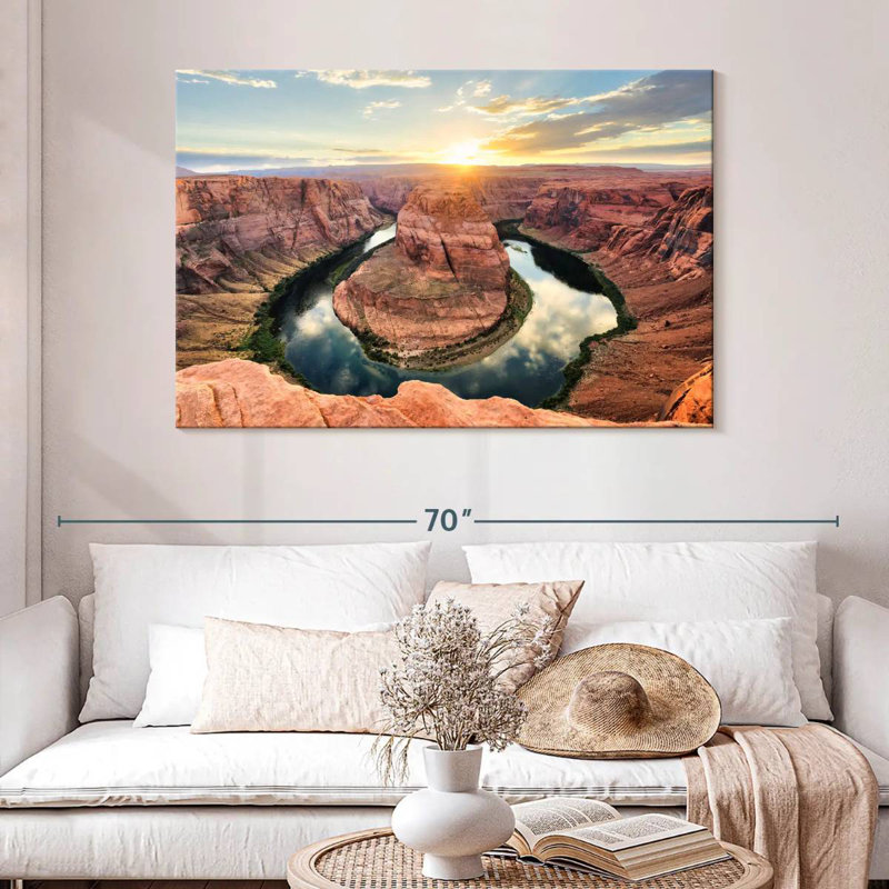 Alvord Horseshoe Bend Canyon, H 32 po x l 48 po