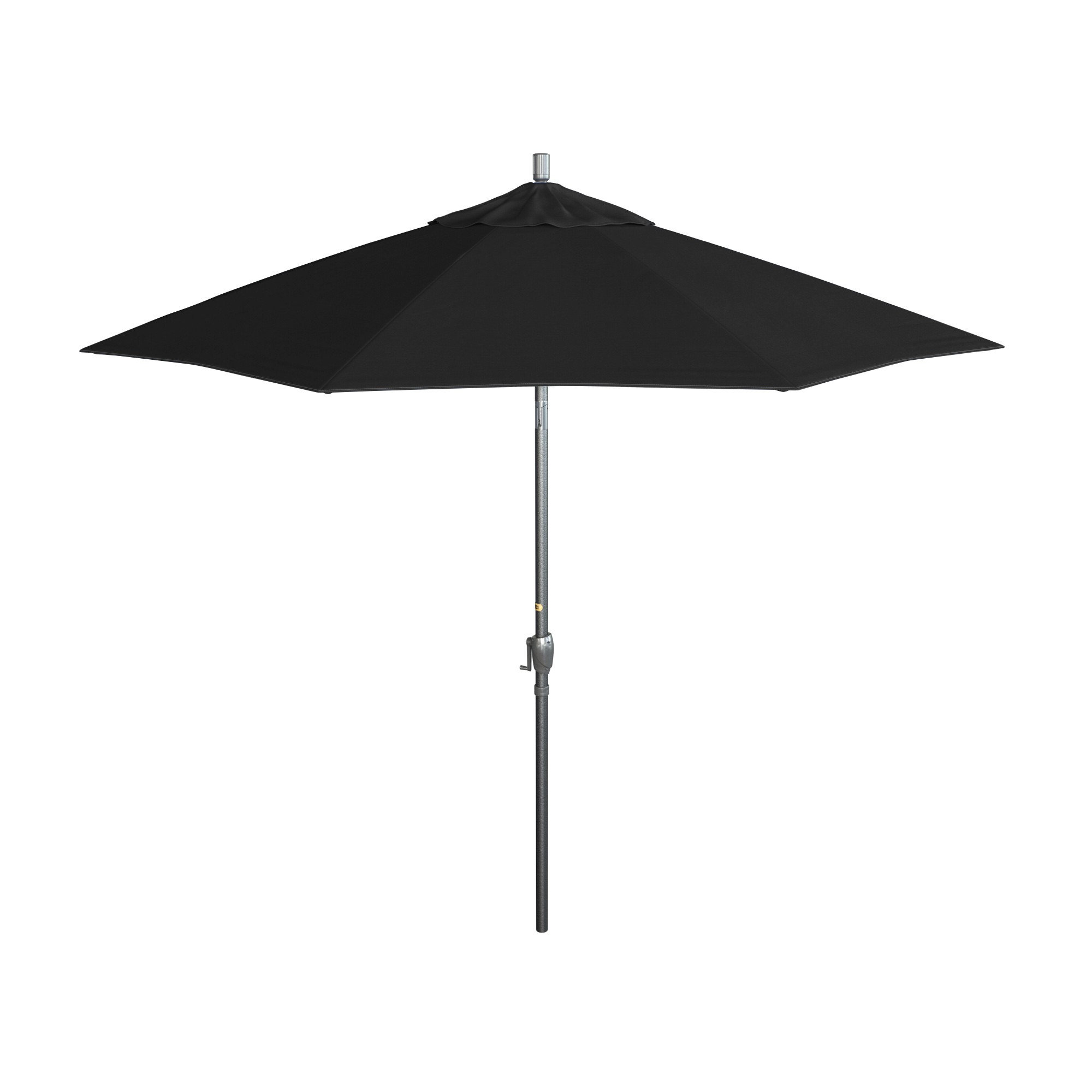 Lexia 90'' Sunbrella® Outdoor Umbrella, Canvas Black Sunbrella® Canvas