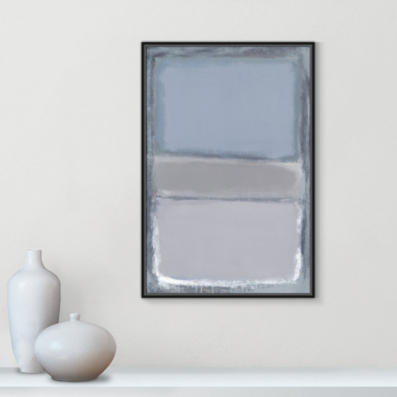 " Morning Dew 1 ", 37.5" H x 25.5" W x 2" D, Black Framed Canvas