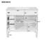 Meuble-lavabo 36 po avec lavabo en céramique-206734050