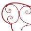 Banc de jardin en fer Breena-1110052185