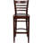Ladder Back Wooden Restaurant Barstool-1909724206