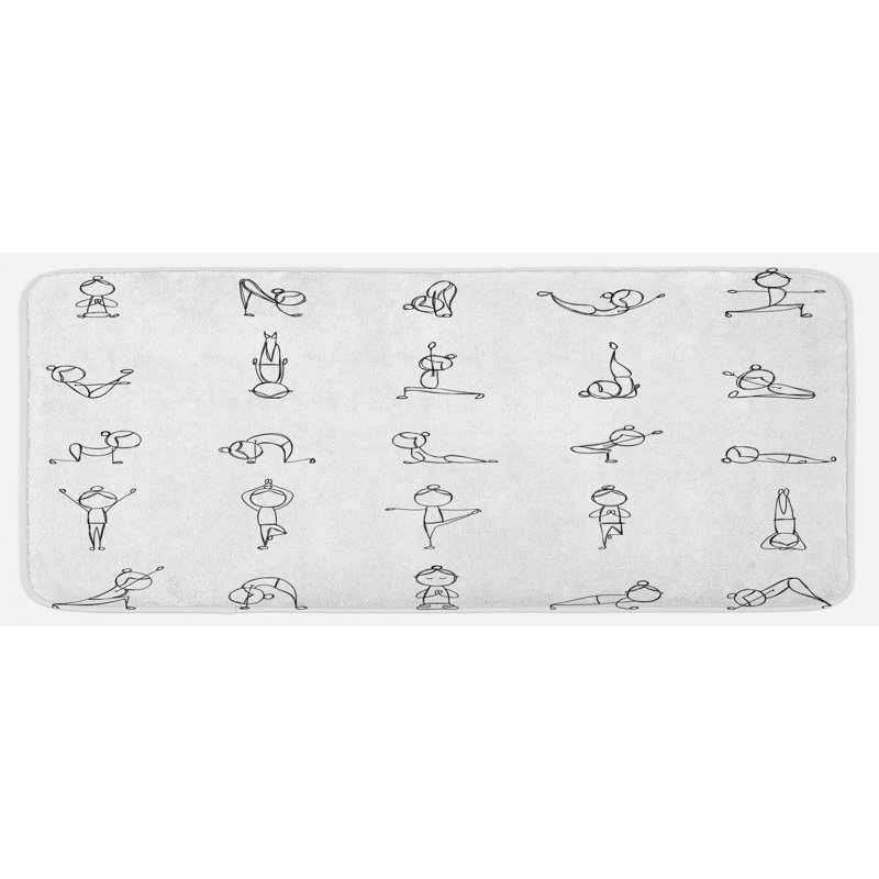 Tapis de cuisine yoga
