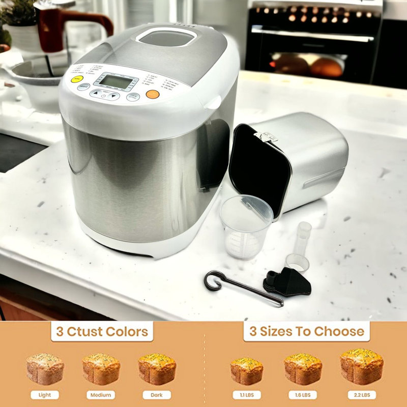 QINGDAOSAIBOSIFANGSHUIGONGCHENGYOUXIANGONGSI 2 Lbs Bread Maker