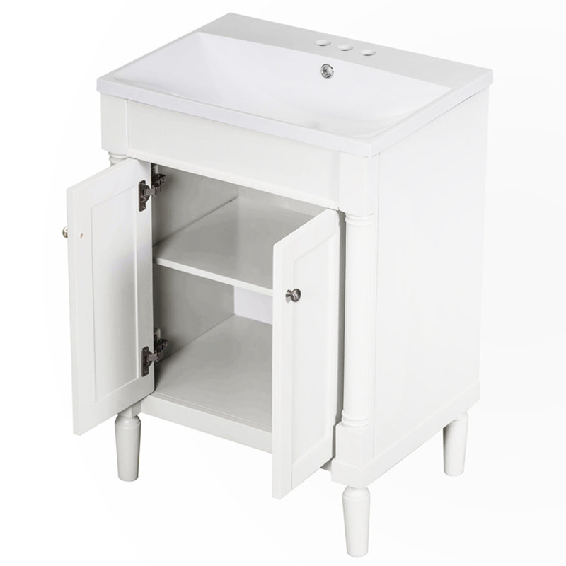 Armoire d'appoint Gared, Blanc