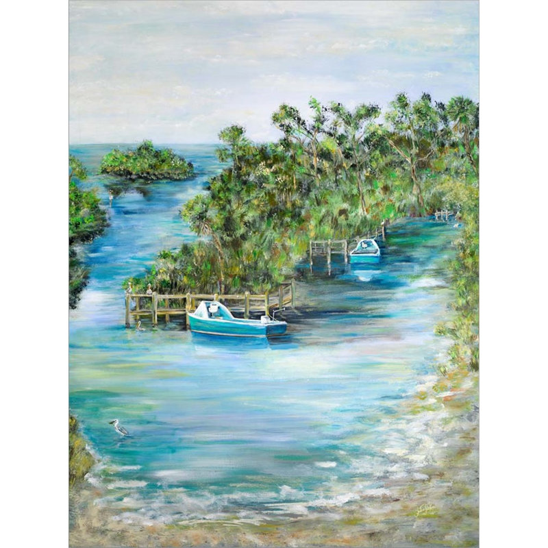 «Florida Scene» par Julie Derice, art mural encadré