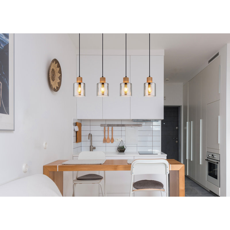 Daneya - Light Matte Black Pendant, 4