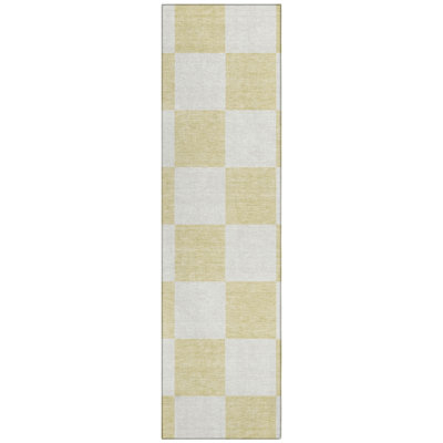 Machine Washable Indoor/Outdoor Chantille ACN2345 Geometric Rug