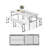 6ft Folding Table with 2 Benches Set, Picnic Table with 2 Chairs Sets Indoor & Outdoor-932103592