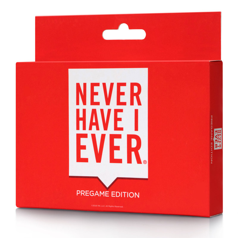 Never Have I Ever Party Card Game: Pregame Edition, Ages 17+