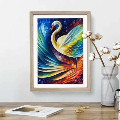 XV1022-3601X Portrait Of A Swan No.5 - Print