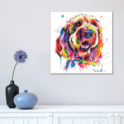 Goldendoodle by Weekday Best - Wrapped Canvas Painting
