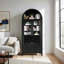 Armoire en dôme, noyer, faite de matériaux de haute qualité et de fabrication antique, avec un grand espace de rangement-658009836