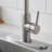 Industrial Kitchen Faucet With Pull-Down Sprayer, Single Handle, Stainless Steel, Brushed Nickel, For 1 Or 3 Hole Sinks, Farmhouse, Camper, Laundry, Utility, RV, Wet Bar | Gift Idea-122633983