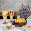 Global Gizmos 20cm Round Waffle Maker