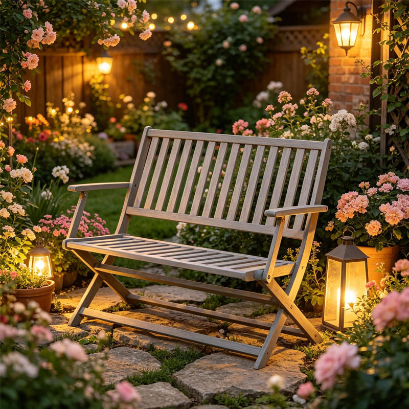 Banc de jardin en bois
