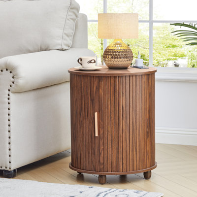 Table de bout avec rangement et station de charge