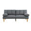 Canapé modulaire en polyfibre bleu gris-121052830