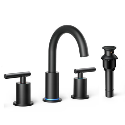 Celestine Widespread 2-handle Bathroom Faucet with Drain Assembly