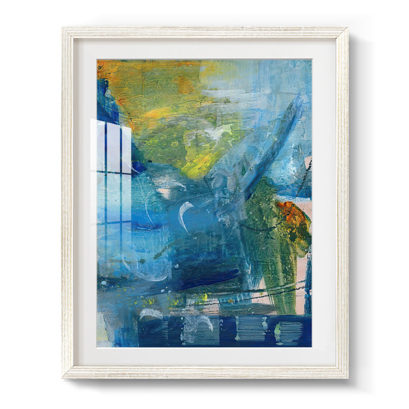 Spring Winds IV - Imprimé encadré, H 28,5 po x l 20,5 po, Blanc