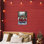 Golden Pups Christmas Truck, giclée encadrée, design par Petal Prints Design