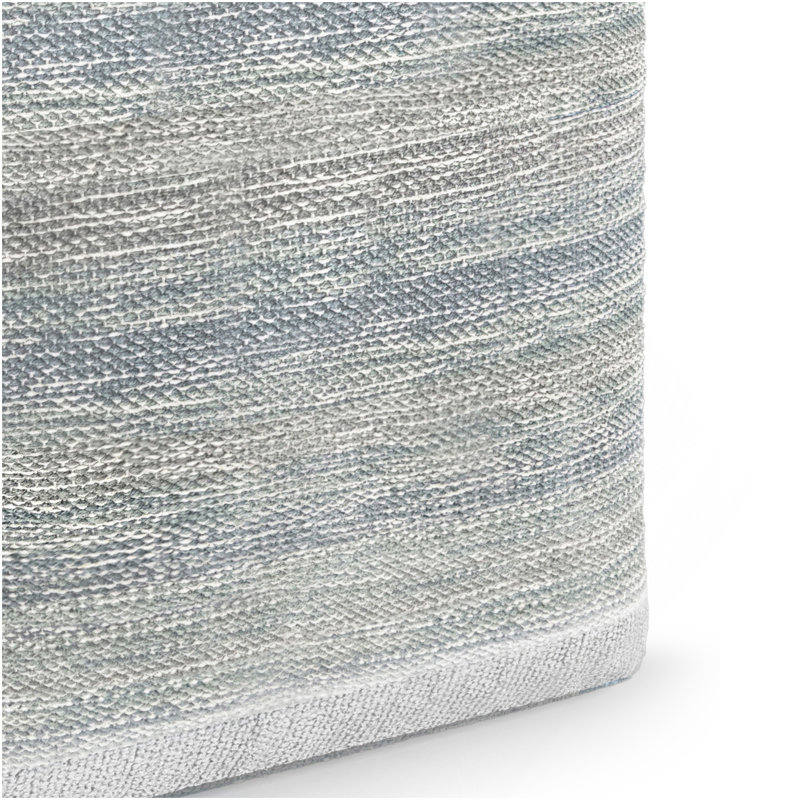 Naya - Cube Pouf - Blue Melange, Blue Fabric