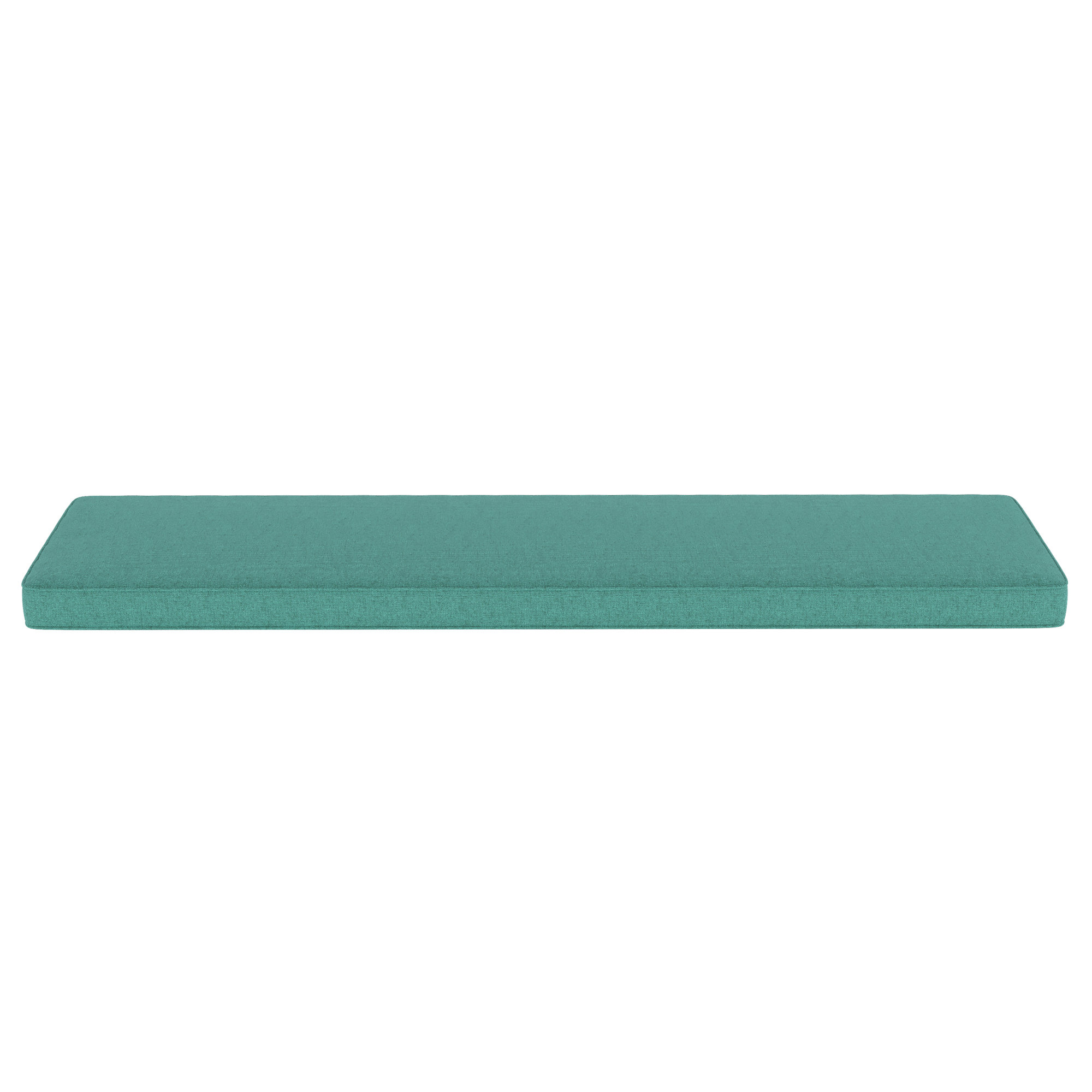 Indoor/Outdoor Sunbrella® Seat Cushion, 44" W x 18" D, Cast Breeze Sunbrella® Plainweave