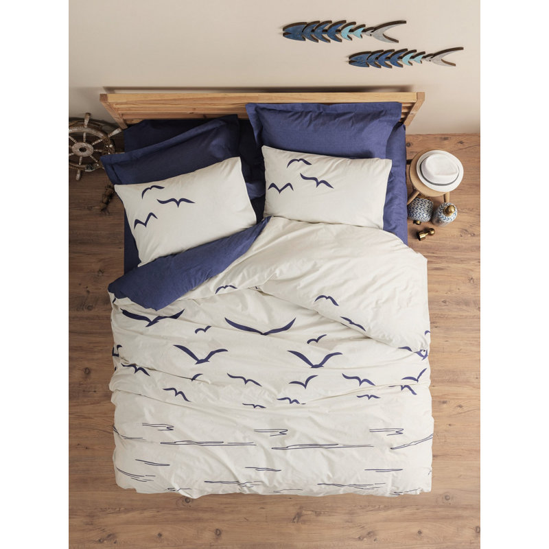100% Cotton Ranforce Single Quilt Cover Set, White, 53.1 x 78.7 inches | Includes 1 Pillowcase (31.5 x 31.5 inches) | Machine Washable, 145 Thread Count, Button & Envelope Closure | Stylish and Comfortable Bedding