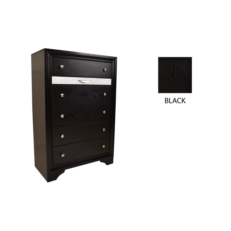 Smartt 6 - Drawer Chest, Black