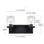 Éclairage pour meuble-lavabo à intensité variable Abbotsbury-966755900-966755891