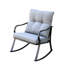Chaise berçante et théière gris moyen-53804564