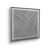 Cadre flottant en chrome poli