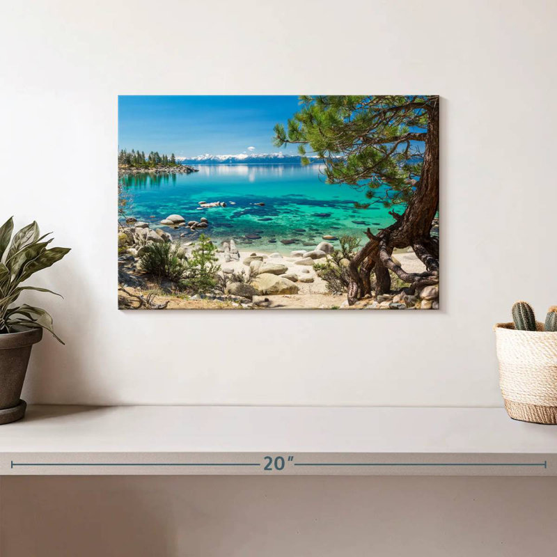 Alvord turquoise, lac Tahoe, H 8 po x l 12 po