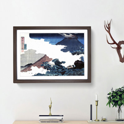 The View of Mt. Asama by Utagawa Kuniyoshi - Picture Frame Painting Print