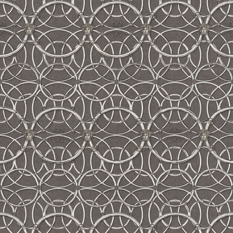 Oneybrook 10.05m x 70cm Matte Wallpaper Roll, Grey/Silver