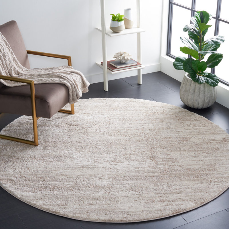 Tapis abstrait Century 300 Performance, Rond 6 pi 7 po