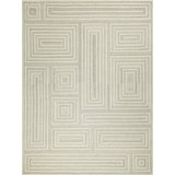 Teton Handmade New Zealand Wool Cream/Ivory Area Rug