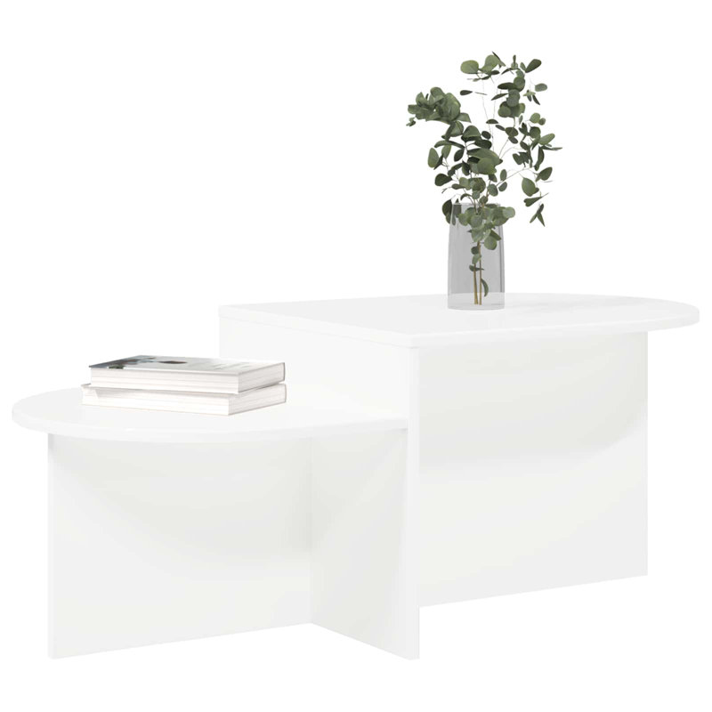 Coffee Table, 40cm H x 100cm L x 50cm W, White