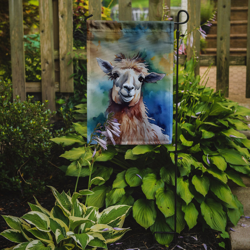 Drapeau de jardin de lama