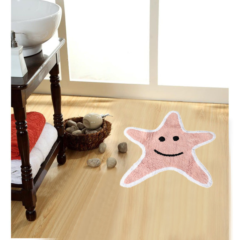 Tapis pour salle de bain Koeppe, Rose