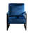 Velours bleu sélectionné