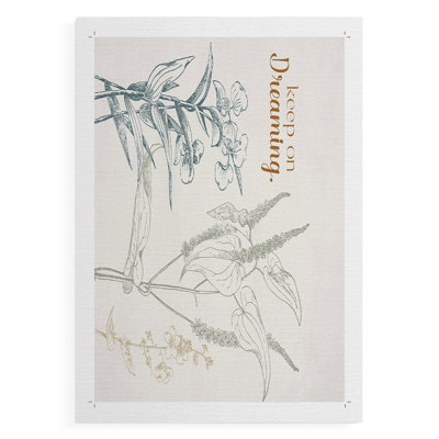 Keep on Dreaming - Reproduction de toile seulement - NON-CADRE