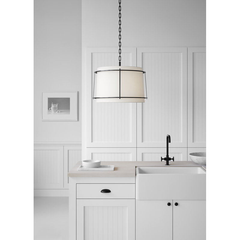 Carrier and Company Callaway Large Hanging Shade, Polished Nickel