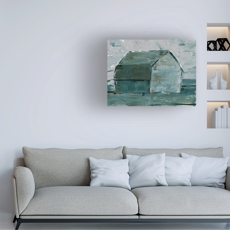 «Winston Porter Ethan Harper Barn Abstraction II», art mural sur toile, H 14 po x l 19 po